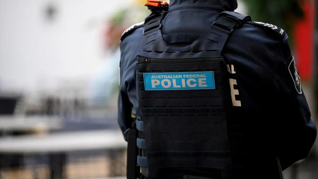 Un agente de la Policía Federal de Australia.